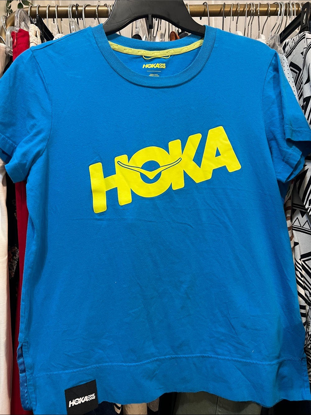 HOKA BLUE TEE SHIRT med - Picture 3 of 9